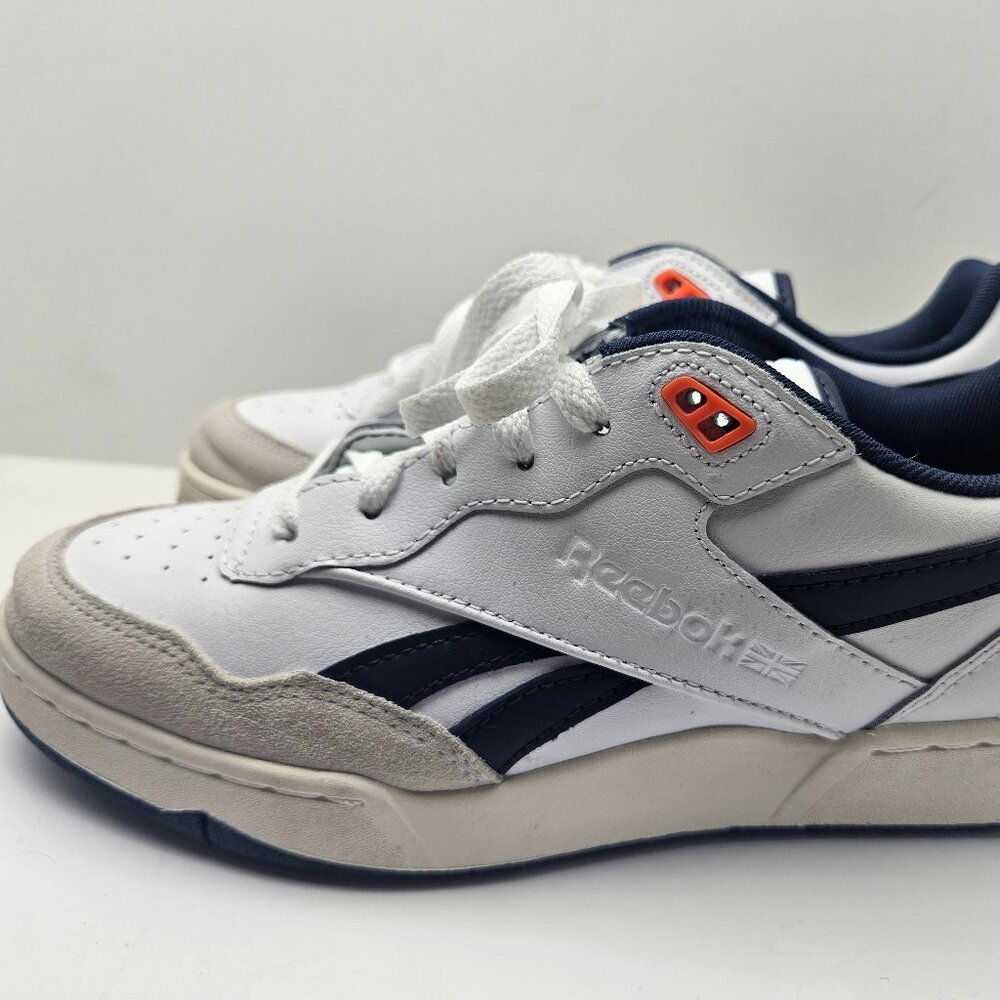 Reebok Unisex BB 4000 Basket Ball Navy White Sneakers Womens Sz 8.5 Mens Sz 7